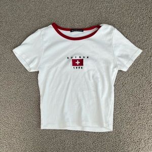 Brandy Melville Suisse Crop Top